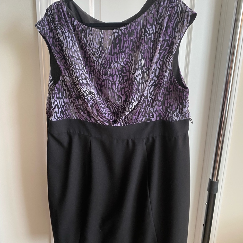 Liz Claiborne Purple Print Dress